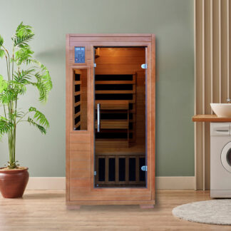 HeatWave Majestic 1-Person Hemlock Carbon FAR Infrared Sauna (SA3202)