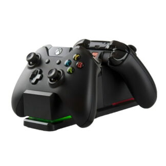 Power A Dual Charging Stand with 2X Battery Packs For Xbox One Controller  Black