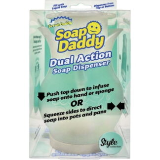 Scrub Daddy Dual Action Soap Dispenser: Cleaning Tools, Household Accessories, Sponges