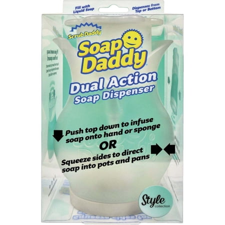 Scrub Daddy Dual Action Soap Dispenser: Cleaning Tools, Household Accessories, Sponges