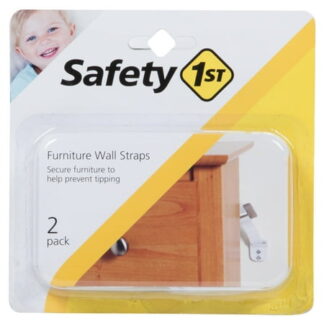 Safety 1ˢᵗ Furniture Wall Straps  White