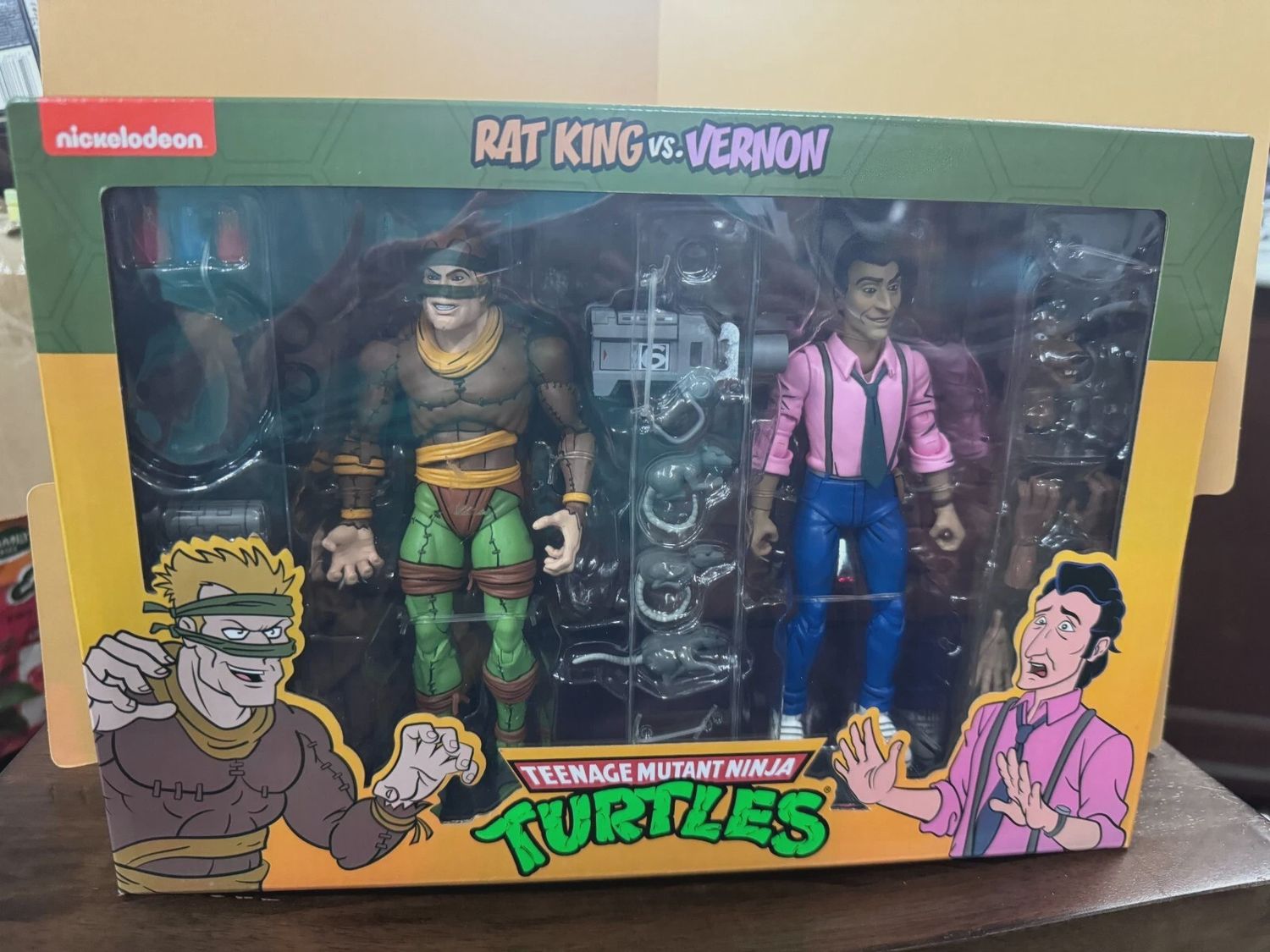 Teenage Mutant Ninja Turtles Rat King and Vernon 2-Pack (One Set)