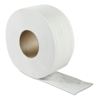 GEN JRT Jumbo Toilet Paper  2-Ply  White  3.3  x 500 ft  8.85 Dia  12/CT