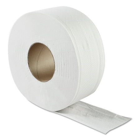 GEN JRT Jumbo Toilet Paper 2-Ply White 3.3 x 500 ft 8.85 Dia 12/CT