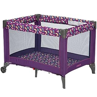 Cosco Funsport Portable Compact Baby Play Yard  Butterfly Twirl