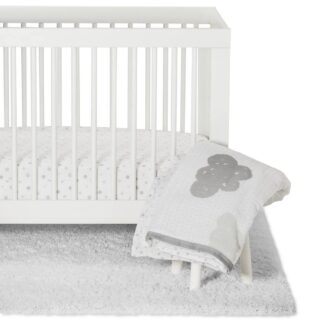 Crib Bedding Set Fresh Air 4pc - Cloud Island Platinum