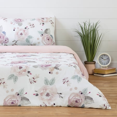South Shore Floral Bedding Sets Twin with Duvet Cover Pillowcases