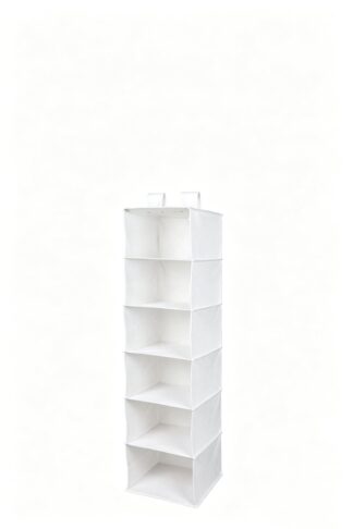 Mainstays 6 Shelf Non Woven Hanging Closet Organizer