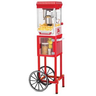 Nostalgia Vintage Movie-Theatre Popcorn Cart Machine