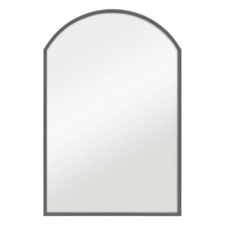 20" x 30" Arched Decorative Wall Mirror with Corners Antique Pewter - Threshold™ designed with Studio McGee