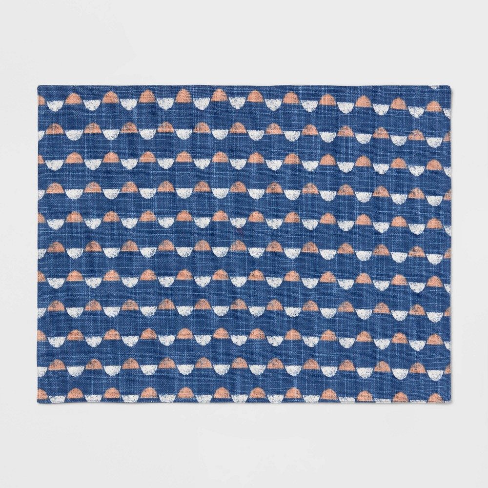 Cotton Wave Placemat Blue - Threshold™