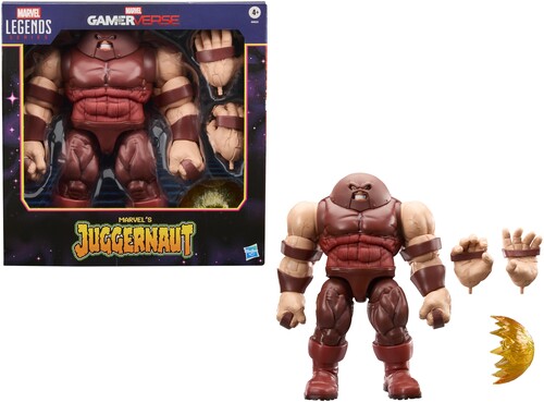 Hasbro - Marvel Legends Series Gamerverse Marvel's Juggernaut, Retro Video Game-Inspired 6-Inch Scale Collectible Action