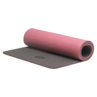 STOTT PILATES Eco-Deluxe Pilates & Yoga Mat - Pink/Gray (10mm)