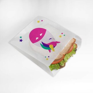 So-Mine Recyclable Sandwich Bags - Unicorn/Rainbow