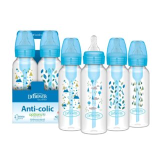 Dr. Brown's Natural Flow Anti-Colic Options+ Narrow Baby Bottle.