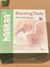 Haakaa Nursing Pads (36 Pcs) Butterfly Shape *NEW/SEALED* rr1