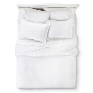 T400 Hemstitch Solid Duvet Set