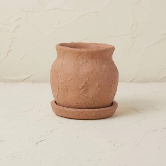 5.5" Terracotta Planter Brown Clay - Opalhouse designed with Jungalow