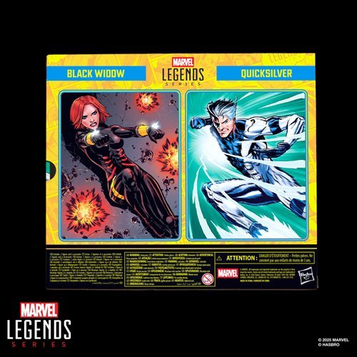 Avengers Marvel Legends Series Black Widow and Quicksilver 6-Inch Action Figures 2-Pack - Image 16