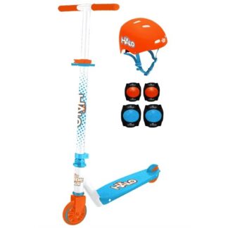 Halo 2 Wheel Scooter Combo Set - Xtreme Sour Orange - Scooter, Helmet and Pad Sets (missing pad set)