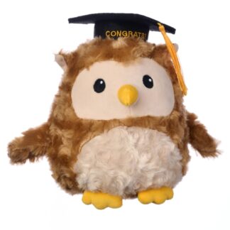 Graduation Keepsake Plush Owl 7 in