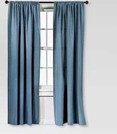Threshold Farrah Curtain Panel - Blue (54x95")