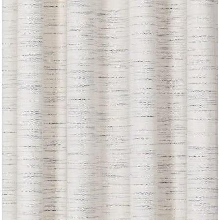 1pc 54"x84" Light Filtering Striation Herringbone Window Curtain Panel Cream/Blue - Project 62™