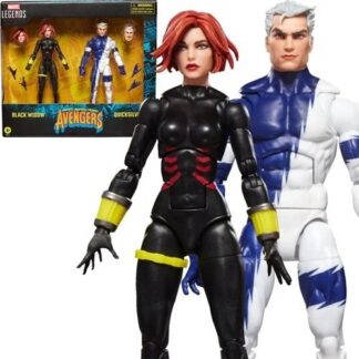 Avengers Marvel Legends Series Black Widow and Quicksilver 6-Inch Action Figures 2-Pack