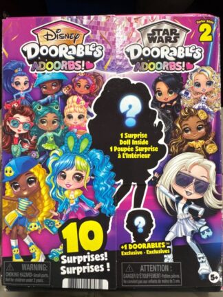 Disney Doorables Adoorbs Dolls Series 2 Collectible 5.5" Dolls with Accessories Blind Box Surprise