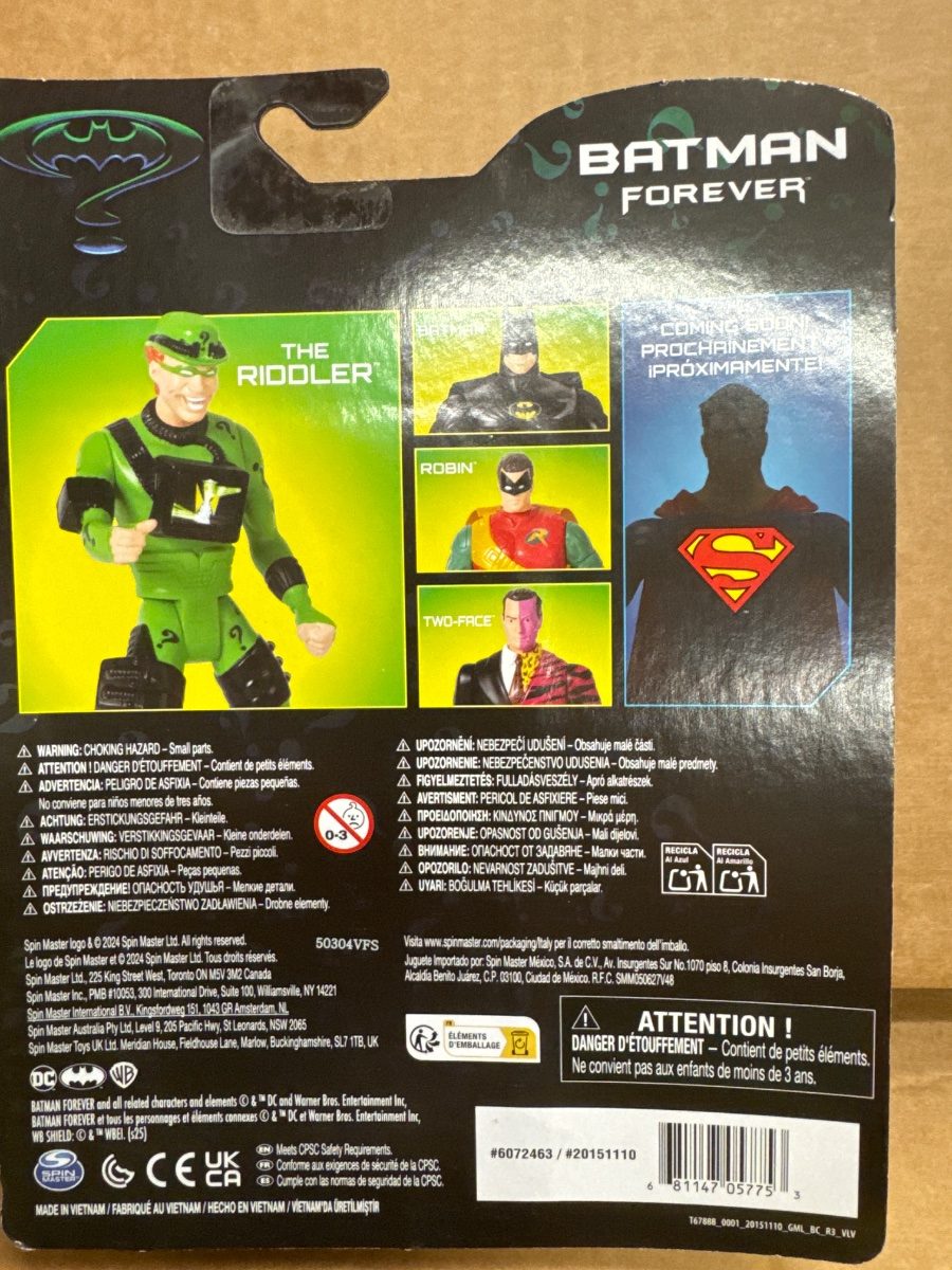 DC Comics Batman Jim Carrey as The Riddler Retro Collection Action Figure - Image 2