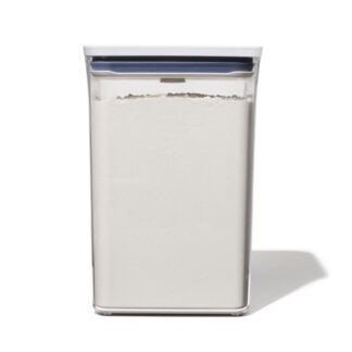 OXO POP Container 4.4-Qt Medium Big Square Food Storage Container, White
