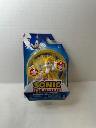 Sonic The Hedgehog TAILS 2.5 inch Mini Figure with 2 Collector Cards NEW