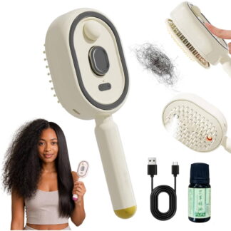 Electric Spray Air Cushion Massage Comb, 2026 Electric Spray Massage Comb, Rechargeable & Detangling