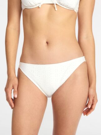 Time and Tru Women's and Women's Plus Low Rise Cheeky Eyelet Bikini Bottoms, Sizes XS-3X
