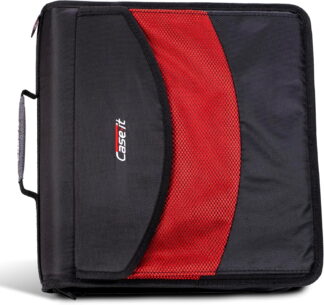 Case it Dual-121-A, Binder 2-in-1 Zipper Binder Blue