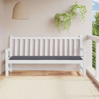 vidaXL Garden Bench Cushion Anthracite Oxford Fabric