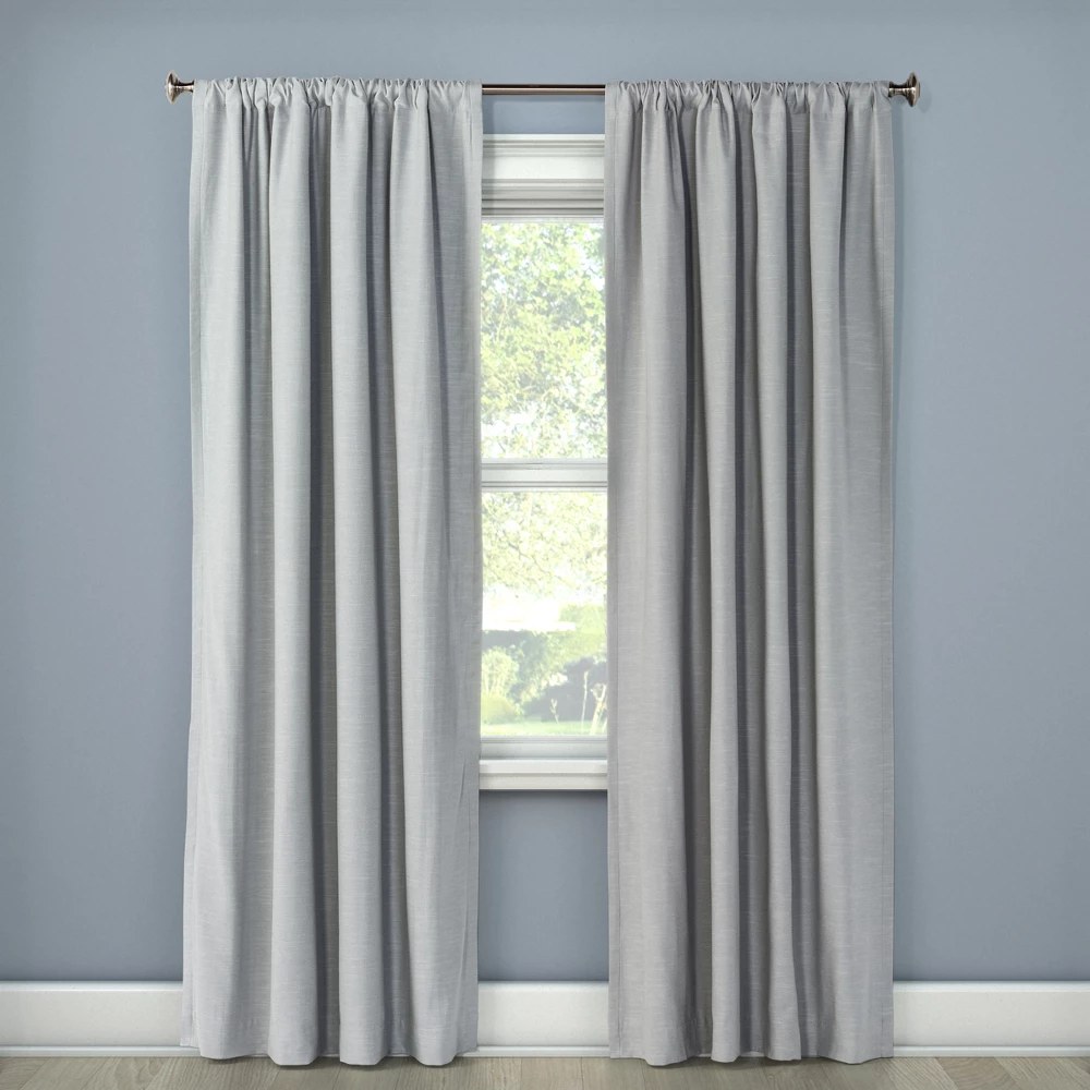 50"x95" Blackout Henna Window Curtain Panel Gray - Project 62™