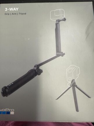 GoPro 3 Way Grip Tripod Extension Arm Foldable for ALL HERO Cameras & MAX  - NEW