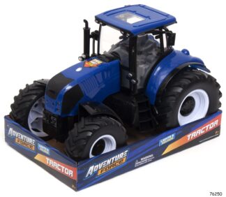 Adventure Force Blue Toy Farm Tractor with Lights & Sounds