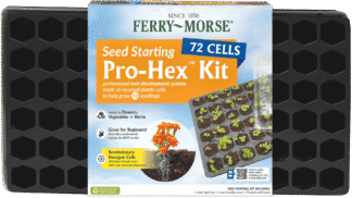 Ferry Morse Pro-Hex Seed Starting Tray 72 Cells - Reusable Plastic Tray