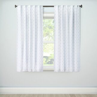 Clipped Dot Light Blocking Curtain Panel (84"x42") - Pillowfort, Pink