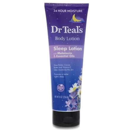 Dr Teal s Sleep Body Lotion with Melatonin Lavender & Chamomile Essential Oils 8 fl oz