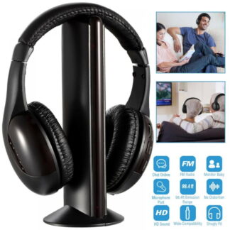 Wireless Headphones for TV Watching with Transmitter Dock, 3.5mm Stereo