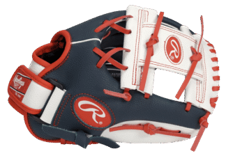 Rawlings Players Series 11 In. Youth T-Ball and Baseball Gloves and Mitts, Right Hand Throw