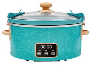 The Pioneer Woman Teal Speckle 6 Quart Slow Cooker