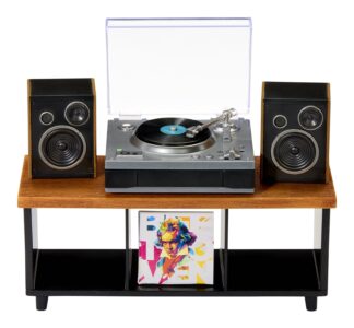 MGA's Miniverse Real Music Record Player Mini Collectibles, Mini Playable Record Player, Collectors, Gift, Beethoven