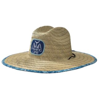 Fishing Life Catch of the Day Straw Lifeguard Hat - Adult Unisex