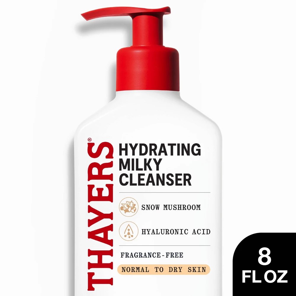 Thayers Remedies Hydrating Milky Face Wash - 8 fl oz: Paraben-Free, Sulfate-Free, Vegan, For Sensitive Skin