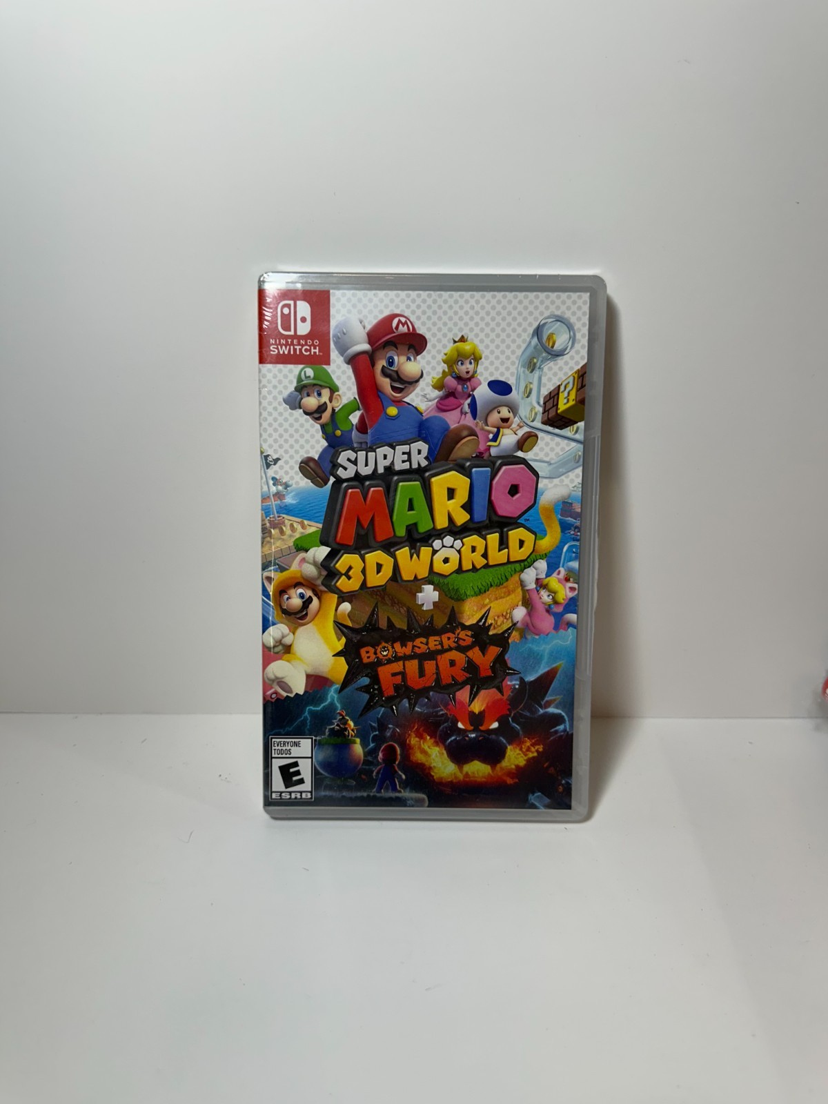 Authentic Replacement Case ONLY SUPER MARIO 3D WORLD + BOWSER'S FURY Switch Box