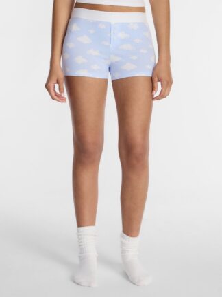 No Boundaries Cloud Core Sleepwear Boxer Shorts, 2'' Inseam, Women's XXS-3X